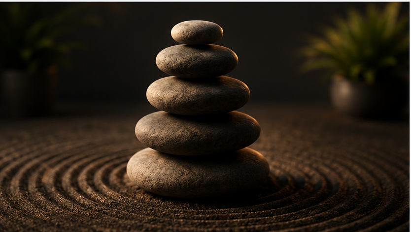 Behavioural investing illustration representing discipline, emotional balance, and long-term focus