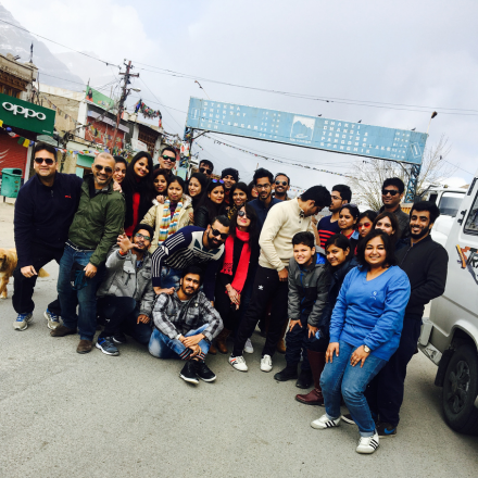 Employees participating in team events and workplace activities at FinEdge
