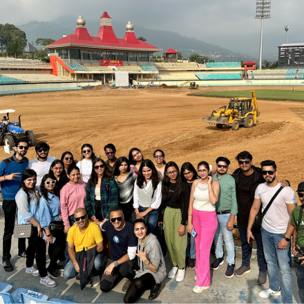 Employees participating in team events and workplace activities at FinEdge