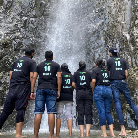 Employees participating in team events and workplace activities at FinEdge