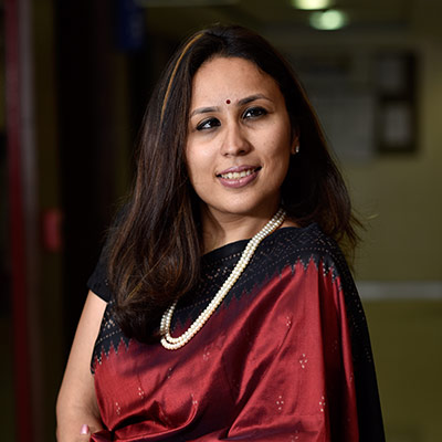 Radhika Gupta, MD and CEO of Edelweiss Mutual Fund, sharing her perspective on FinEdge's client-first investing approach and commitment to investor outcomes